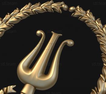 3D model Lyre of the poet (STL)